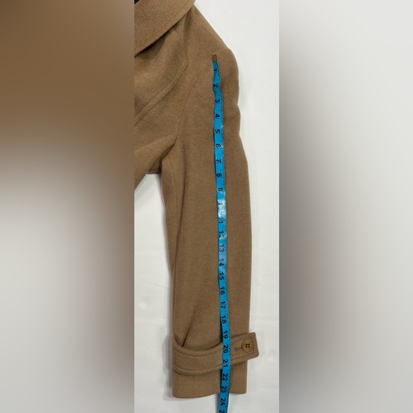 Talbots Wool/Angora Blend Coat - tan, size 10P - Picture 7 of 9